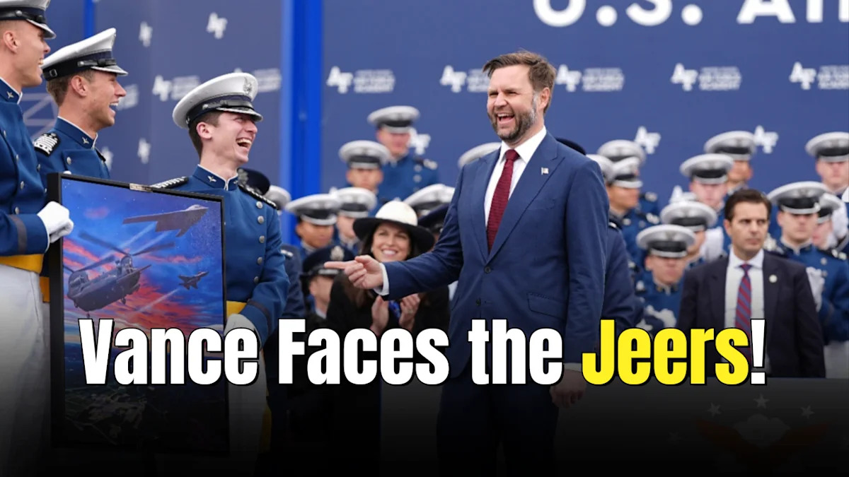 Vice President JD Vance Tells Air Force Graduates They ‘Can’t Boo’ Him During Commencement Speech