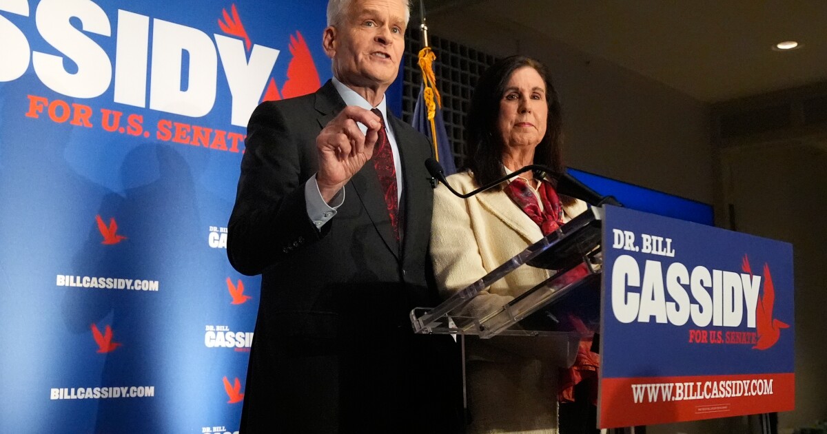Incumbent Bill Cassidy knocked out in Louisiana’s GOP US Senate primary