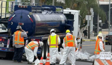 Crude oil spill in East LA reaches Los Angeles River