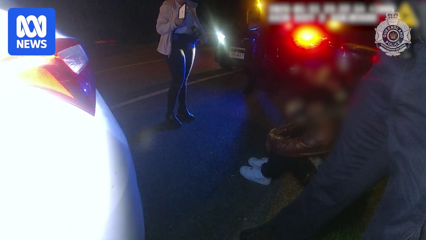 Four men charged after drive-by slingshot attacks on strangers across Brisbane