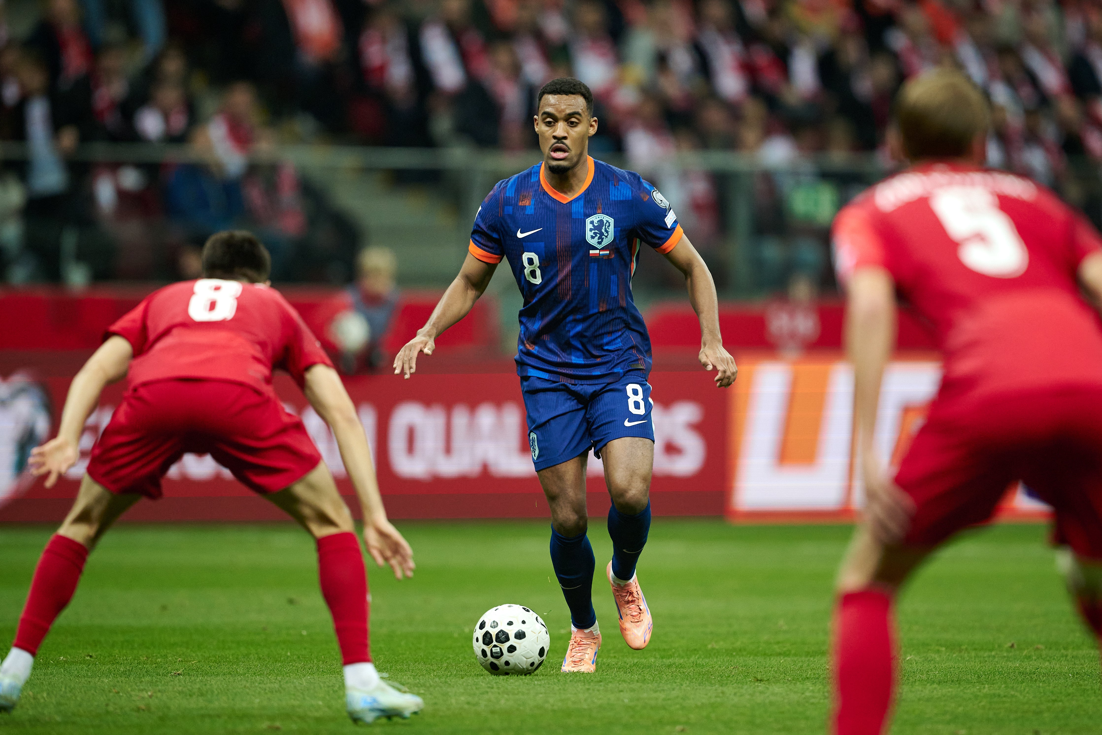 Ryan Gravenberch in World Cup qualifying for Netherlands