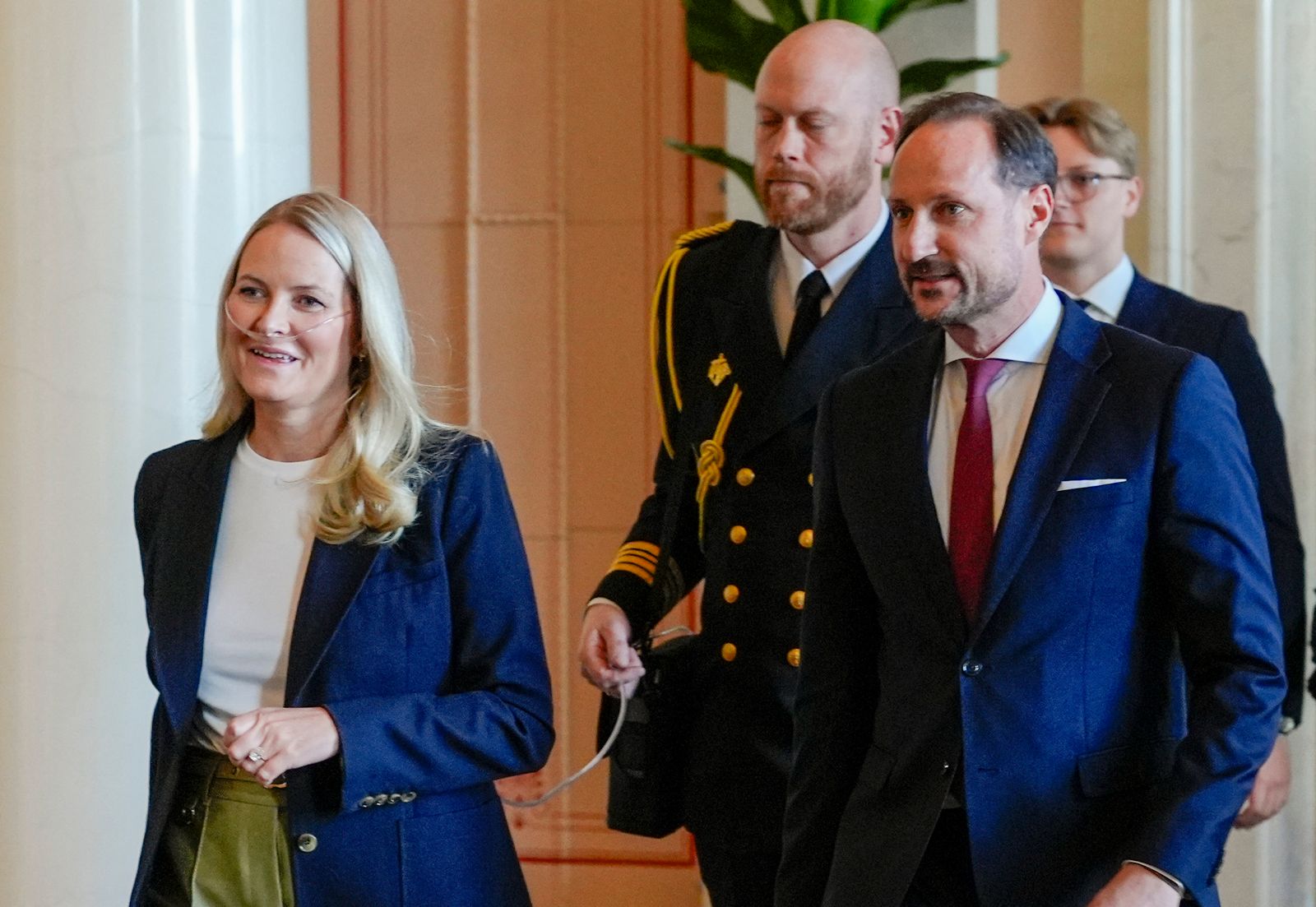 Image may contain Joe Sims Haakon Crown Prince of Norway Blazer Clothing Coat Jacket Person Adult and Accessories