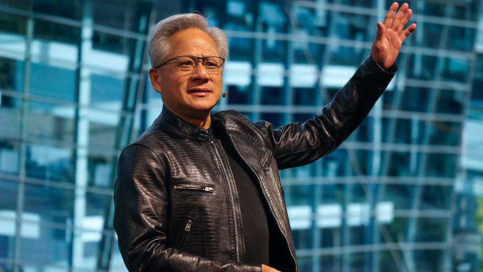 A photo of Jensen Huang