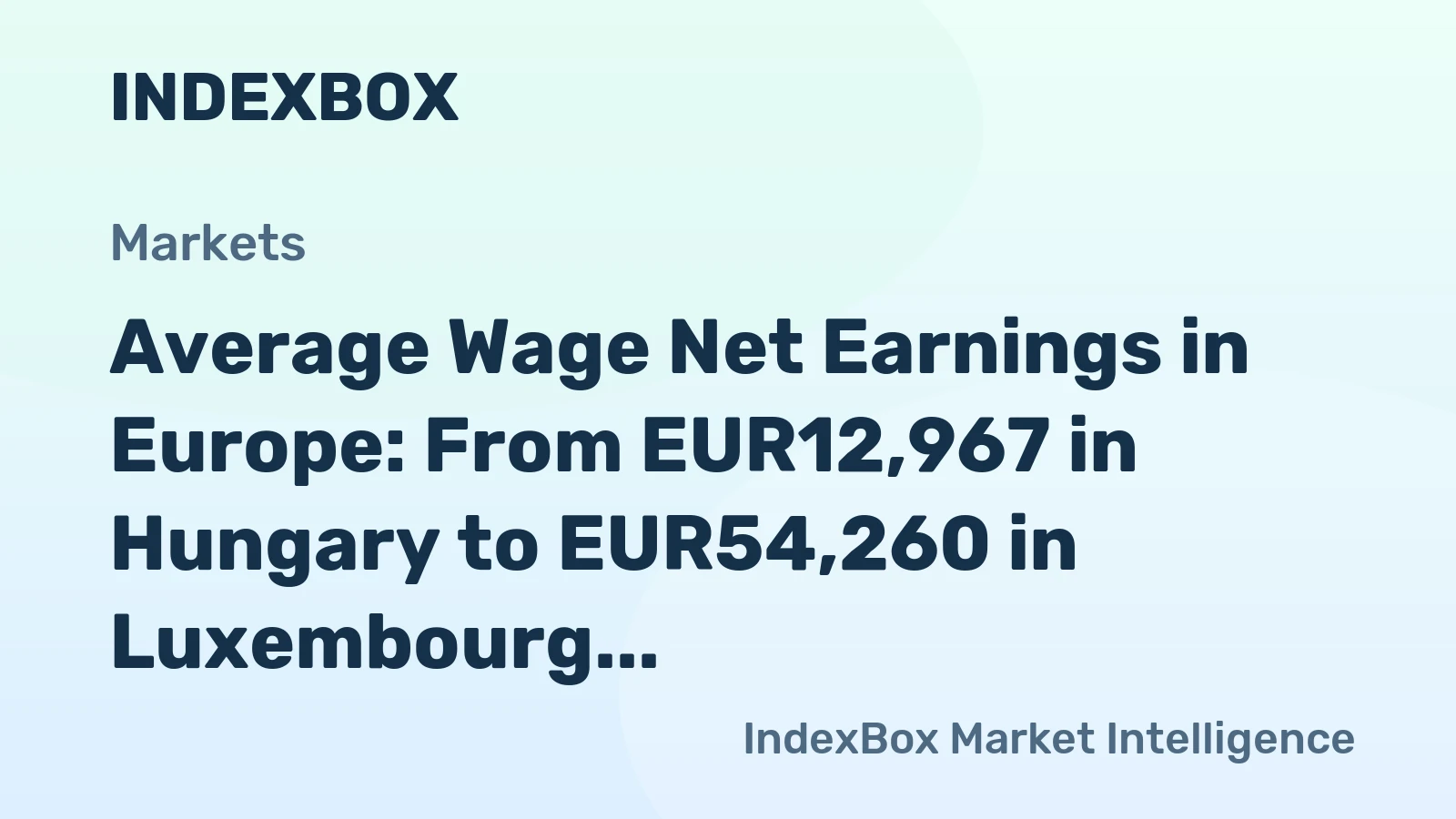 Eurostat 2025 Data: Net Earnings Gap Across EU Countries Narrowed by Purchasing Power - News and Statistics