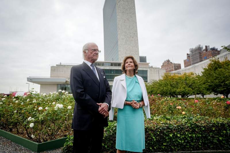 Sweden's royal couple celebrate their golden anniversary