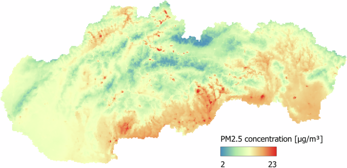 Quantification of life expectancy loss from air pollution in Slovakia