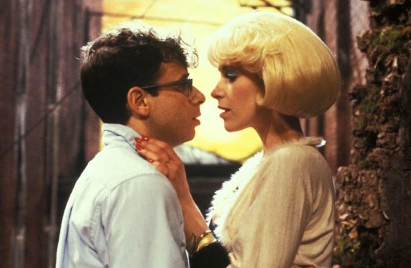 RICK MORANIS and Ellen Greene in the 1986 film version of ‘Little Shop of Horrors.’