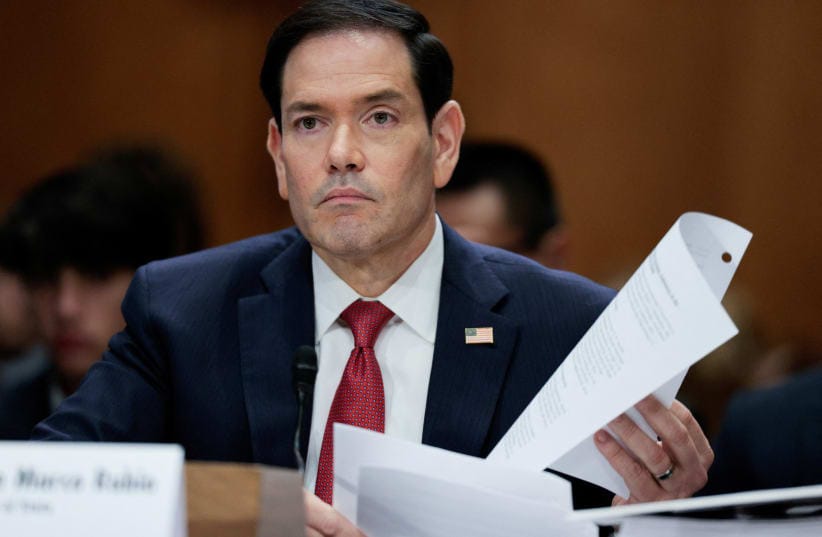 US Secretary of State Marco Rubio testifies before a Senate Foreign Relations Committee hearing on President Donald Trump's FY2027 budget request for the Department of State, on Capitol Hill in Washington, DC, US, June 2, 2026.