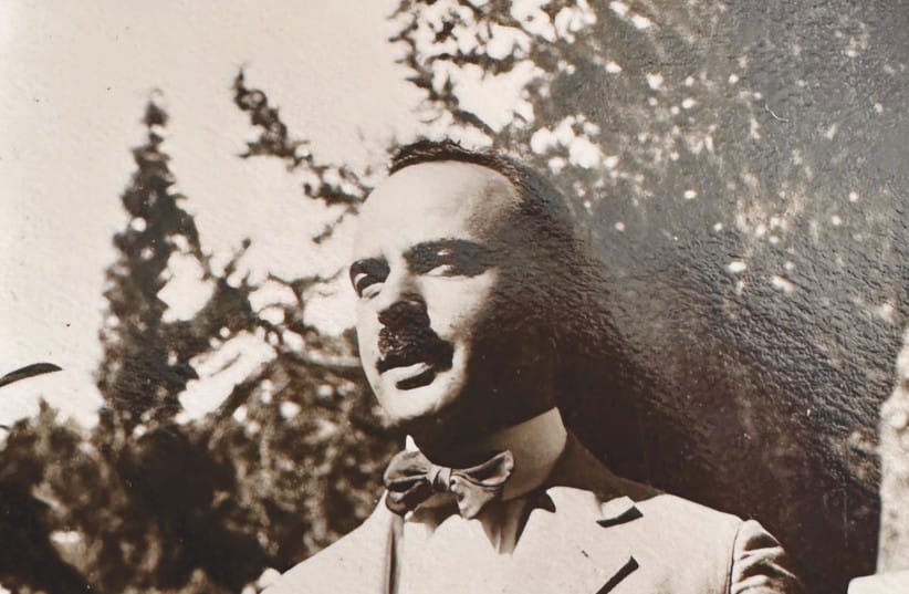 From the album, this photograph shows A.O. Freedman donning a bow tie.