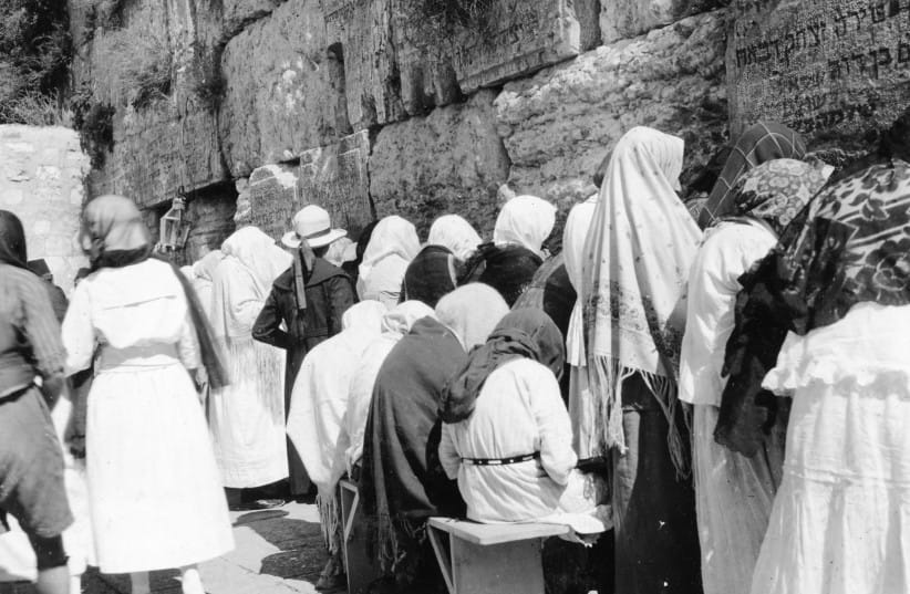 The Western Wall as taken by A.O. Freedman during his time in Jerusalem.