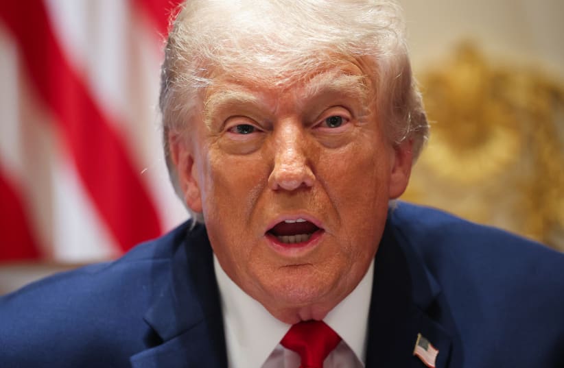 US President Donald Trump speaks during a Cabinet meeting in the Cabinet Room of the White House on May 27, 2026 in Washington, DC. Trump meets with his Cabinet.