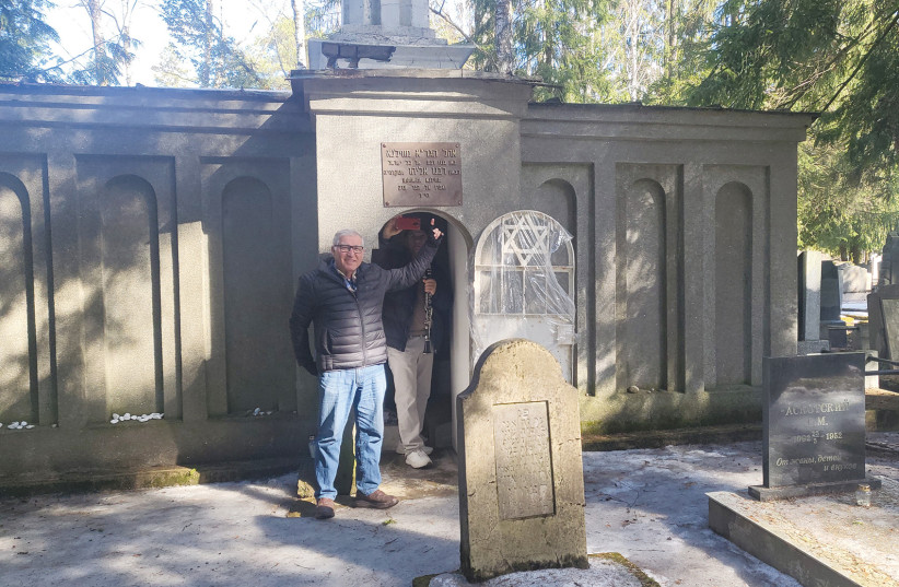 THE ‘OHEL’ over the grave of the Vilna Gaon.
