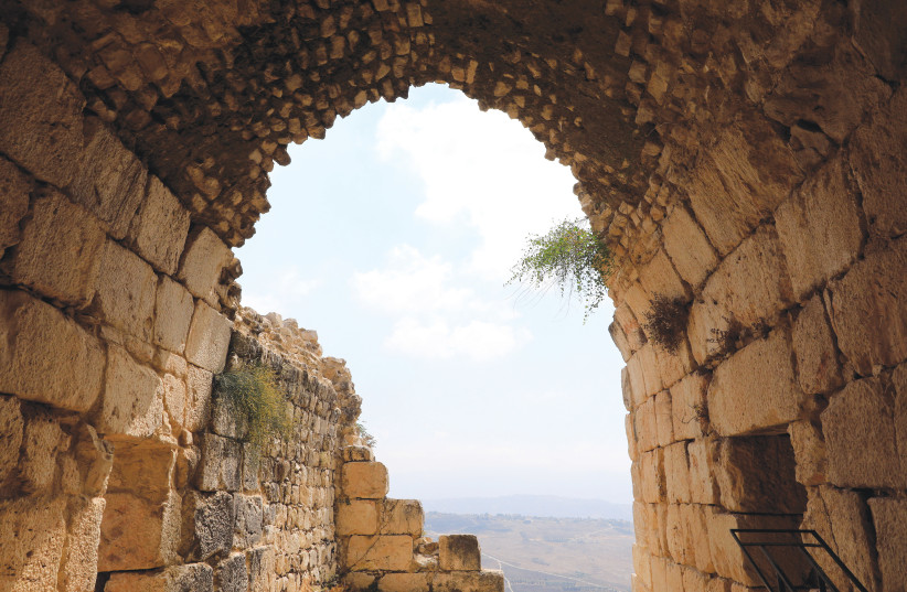 BEAUFORT CASTLE – in Arabic called Qala’at al-Shaqif – ruins near the southern village of Arnoun, Lebanon.