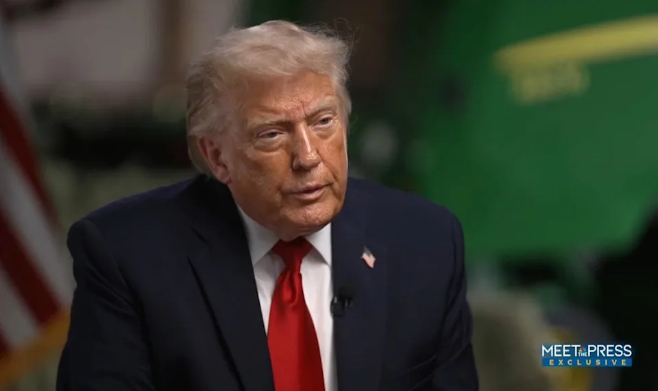 But after clashing with Welker over his false assertions about voter fraud in 2020, which lead to the January 6 attack on the Capitol and his own prosecution, the president snapped at the anchor: ‘Let's call it quits, because I've had enough. Thank you, darling’ (NBC - Meet the Press)