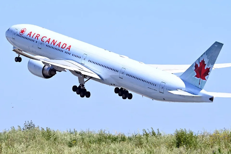 An Air Canada planeCredit: Mondadori Portfolio via Getty