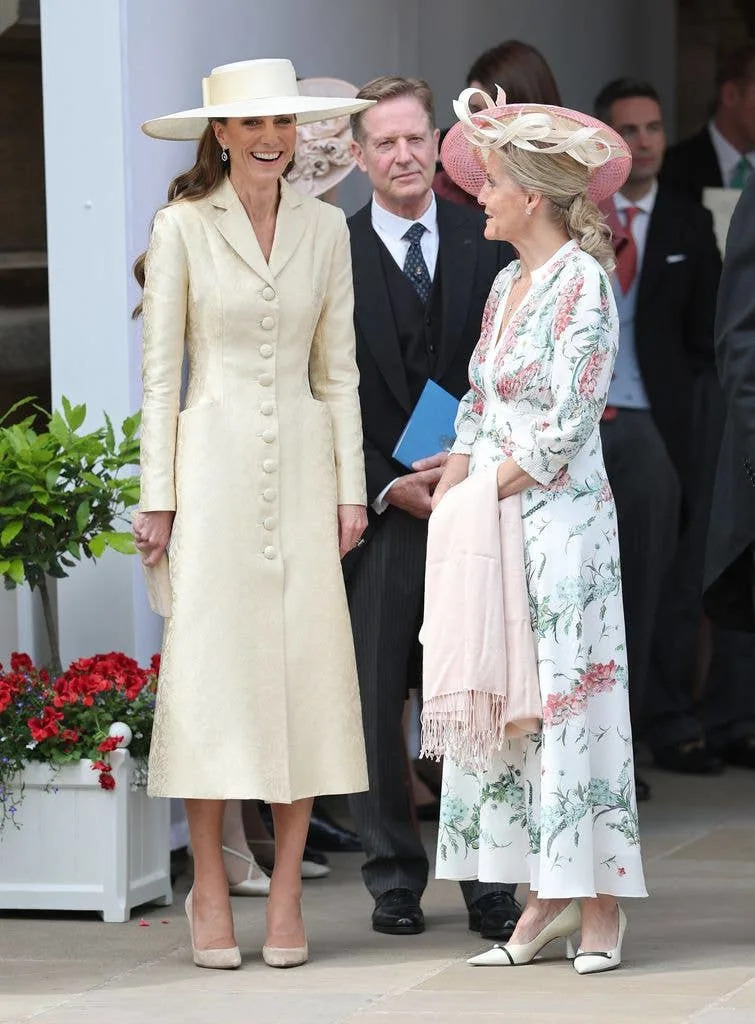 The Princess of Wales joined royals at the service