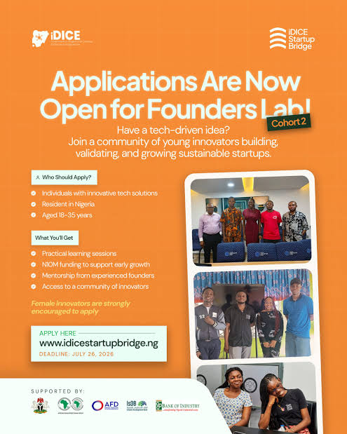 Call for Applications: iDICE Startup Bridge Founders Lab Cohort 2 2026 for