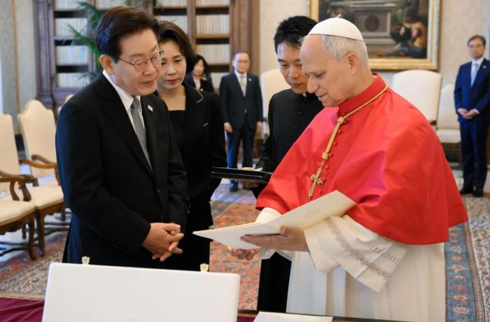 SOUTH KOREA – VATICAN Lee Jae-myung meets Leo XIV with Seoul WYD, peace on the peninsula among the topics discussed