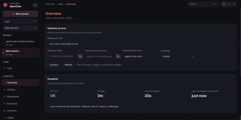 OpenClaw Control Overview