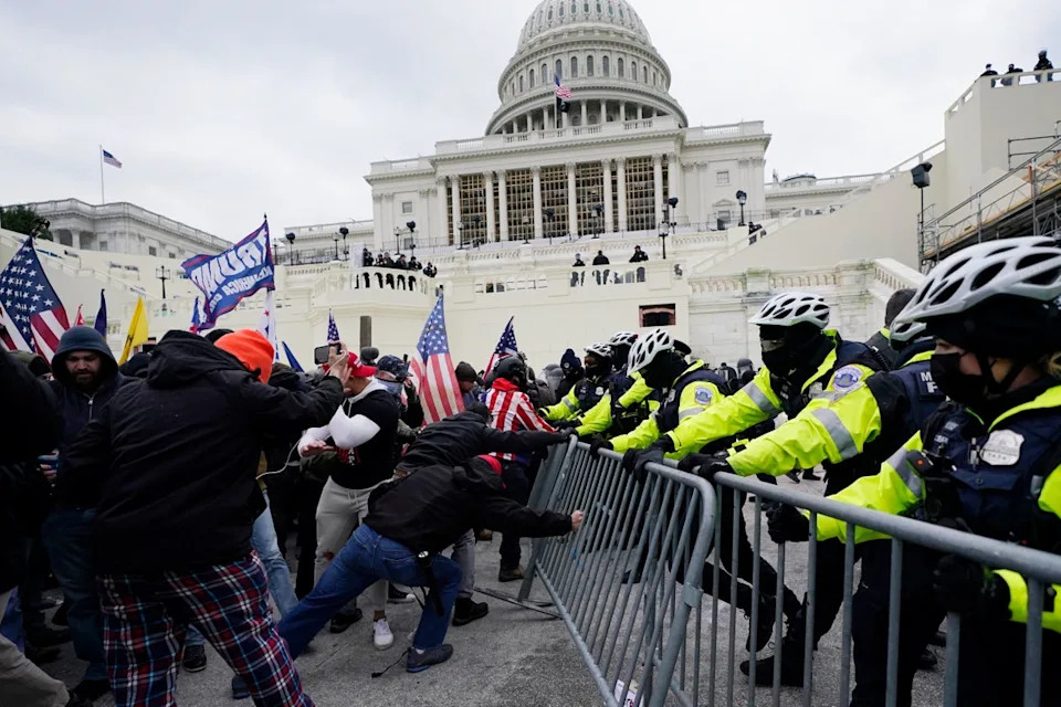 White House officials and acting Attorney General Todd Blanche refused to rule out payouts going to January 6 rioters who were convicted of violent offenses (AP)