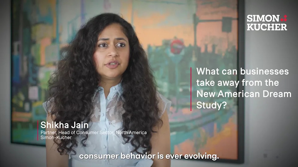 What can businesses take away from the New American Dream Study?