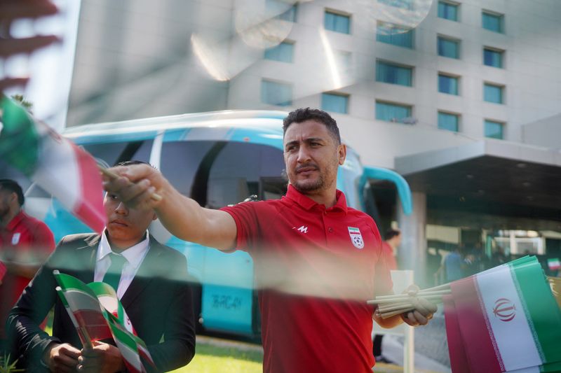 Soccer-Iran team arrive in US for World Cup opener against New Zealand in LA
