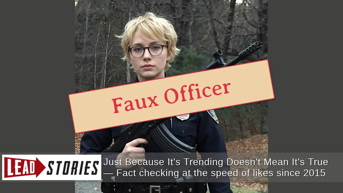 Fact Check: FAKE Photo Does NOT Show Officer From Montreal Shooting -- The Image Is Likely AI-Generated And Victim Was Not A Rabbi