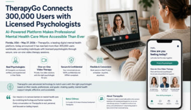 TherapyGo Announces Milestone as AI-Powered Mental Health Platform Expands Access to Licensed Psychologists