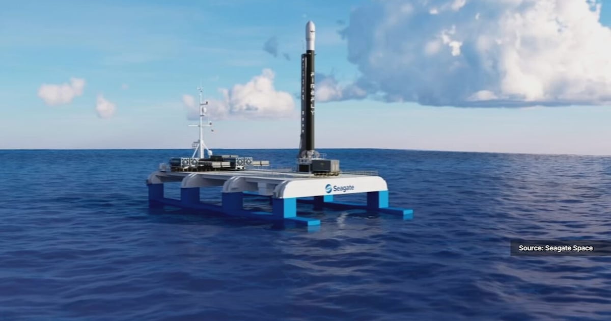 Seagate Space develops offshore rocket launch platform
