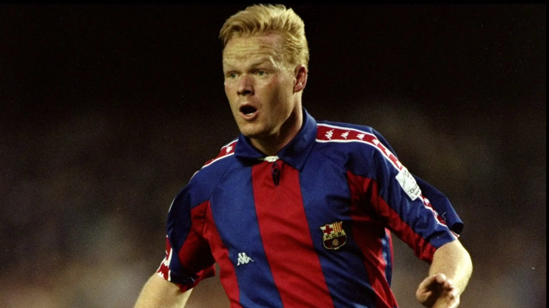 Koeman playing for Barcelona in 1994.