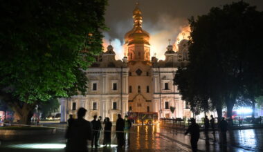 Russian attack sets fire to Kyiv religious site and kills 5 in Kharkiv