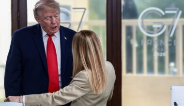 Trump deepens the dustup with Italy's Meloni over a disputed G7 photo