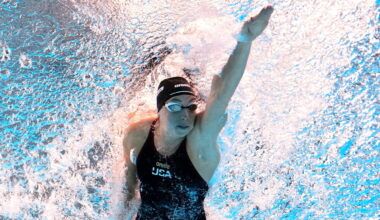 American swimmer Gretchen Walsh breaks 50 freestyle world record in Rome