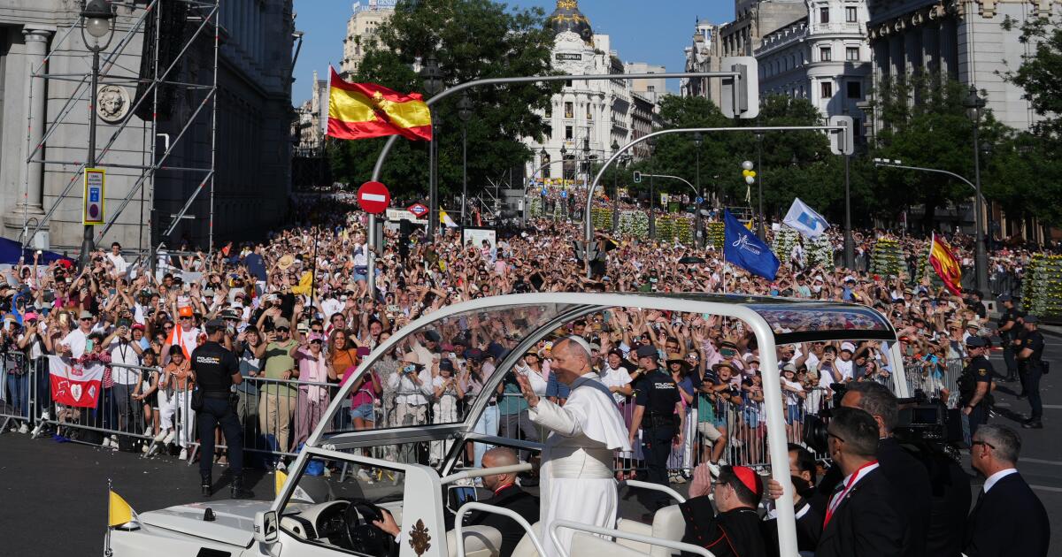 Pope Leo's Madrid Mass draws more than 1 million
