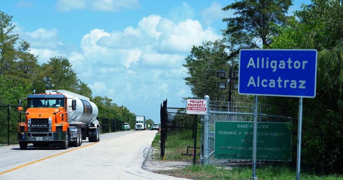 Florida's 'Alligator Alcatraz' immigration detention center is closing, governor says