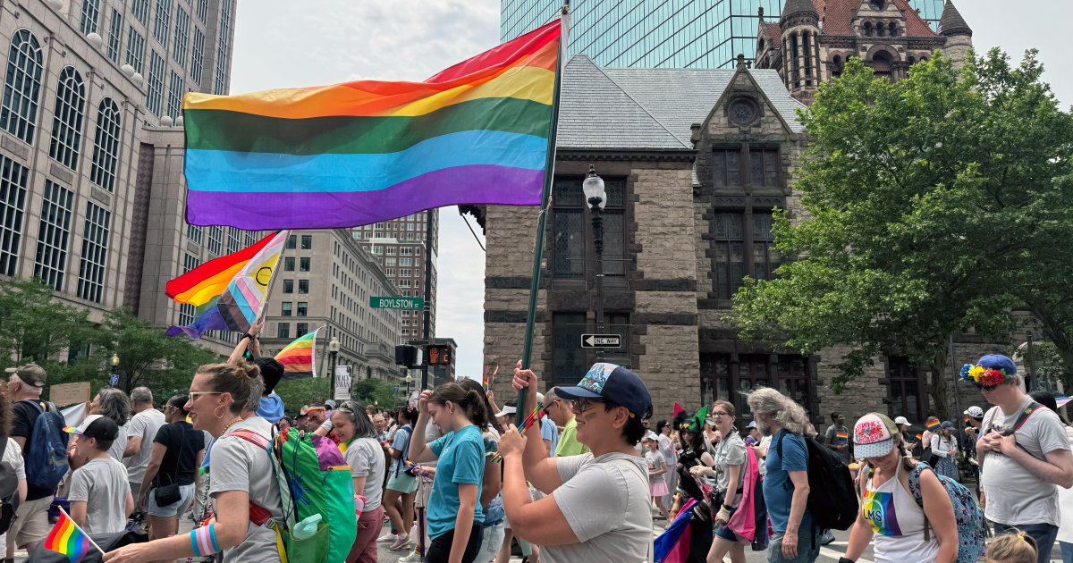 Politics and celebration converge at Boston's Pride parade