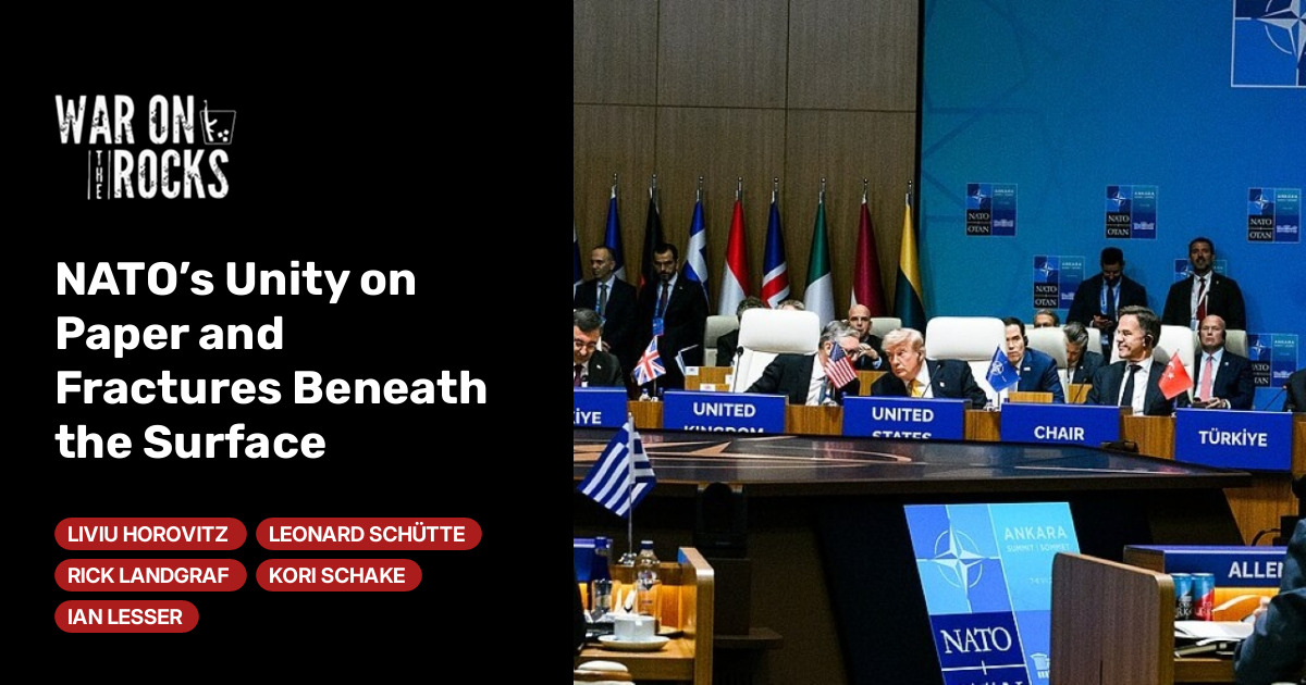 NATO’s Unity on Paper and Fractures Beneath the Surface
