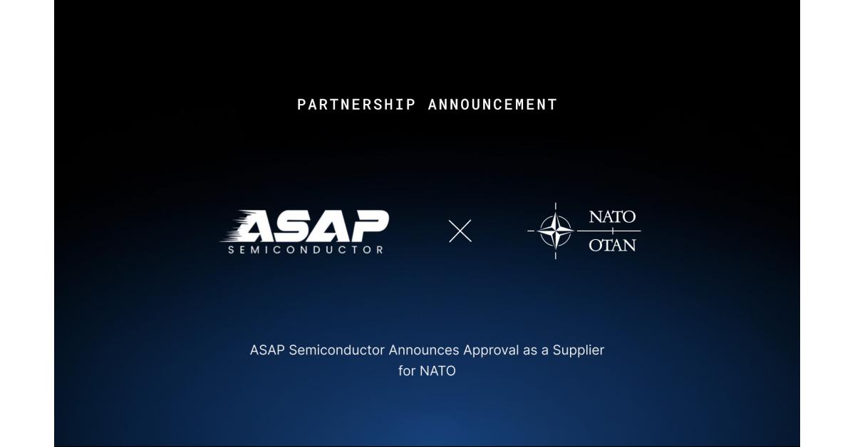 ASAP Semiconductor Announces Approval as a Supplier for NATO