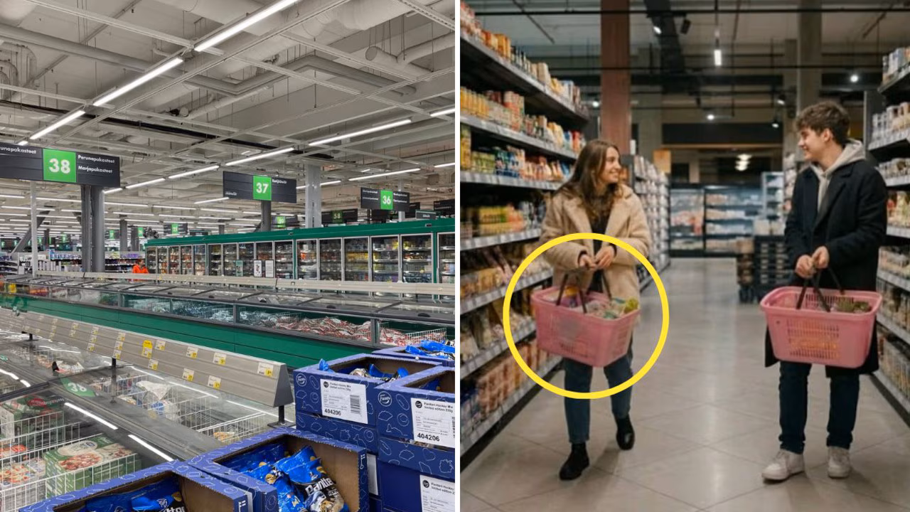 Finland’s pink ‘singles basket’ grocery store dating trend explained