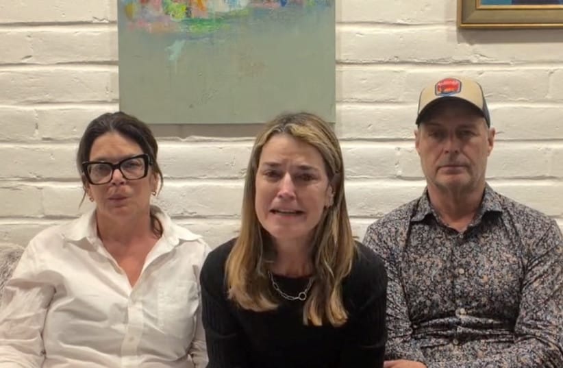 US journalist and television host Savannah Guthrie, accompanied by her siblings Annie and Camron, speaks in a video message, addressing anyone who might be holding her elderly mother, Nancy Guthrie, who went missing from her Arizona home several days ago,  released February 4, 2026.