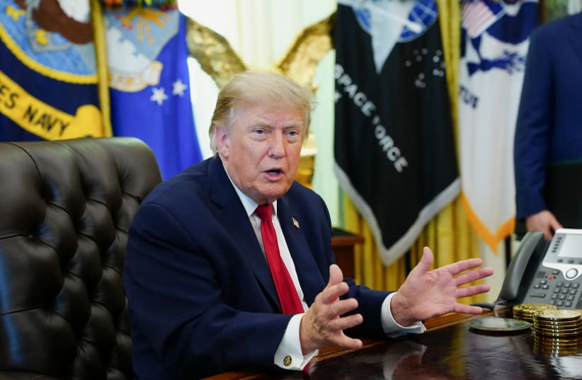 US President Donald Trump speaks on the day he signs an executive order on vehicle repairs in the Oval Office at the White House in Washington, DC, US, June 29, 2026.