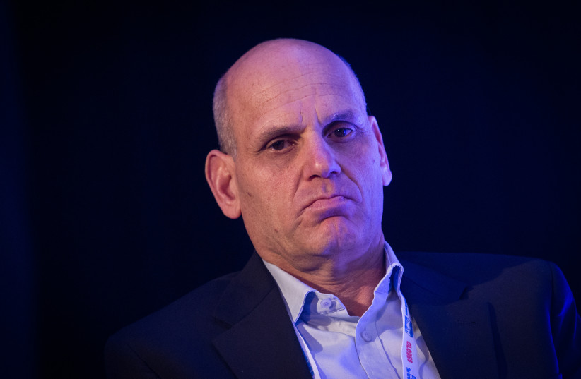 Bezhalel Machlis, President and CEO of Elbit Systems, speaks at the annual ''Globes Business Conference'', held at the David Intercontinental Hotel in Tel Aviv on December 06, 2015.