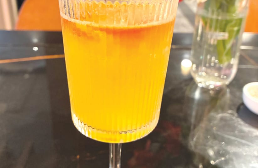 Cocktail at Bella, Tel aviv.