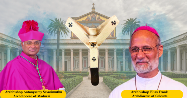 Two Indian Archbishops Receive Pallium from Pope Leo XIV, Called to Be Builders of Unity