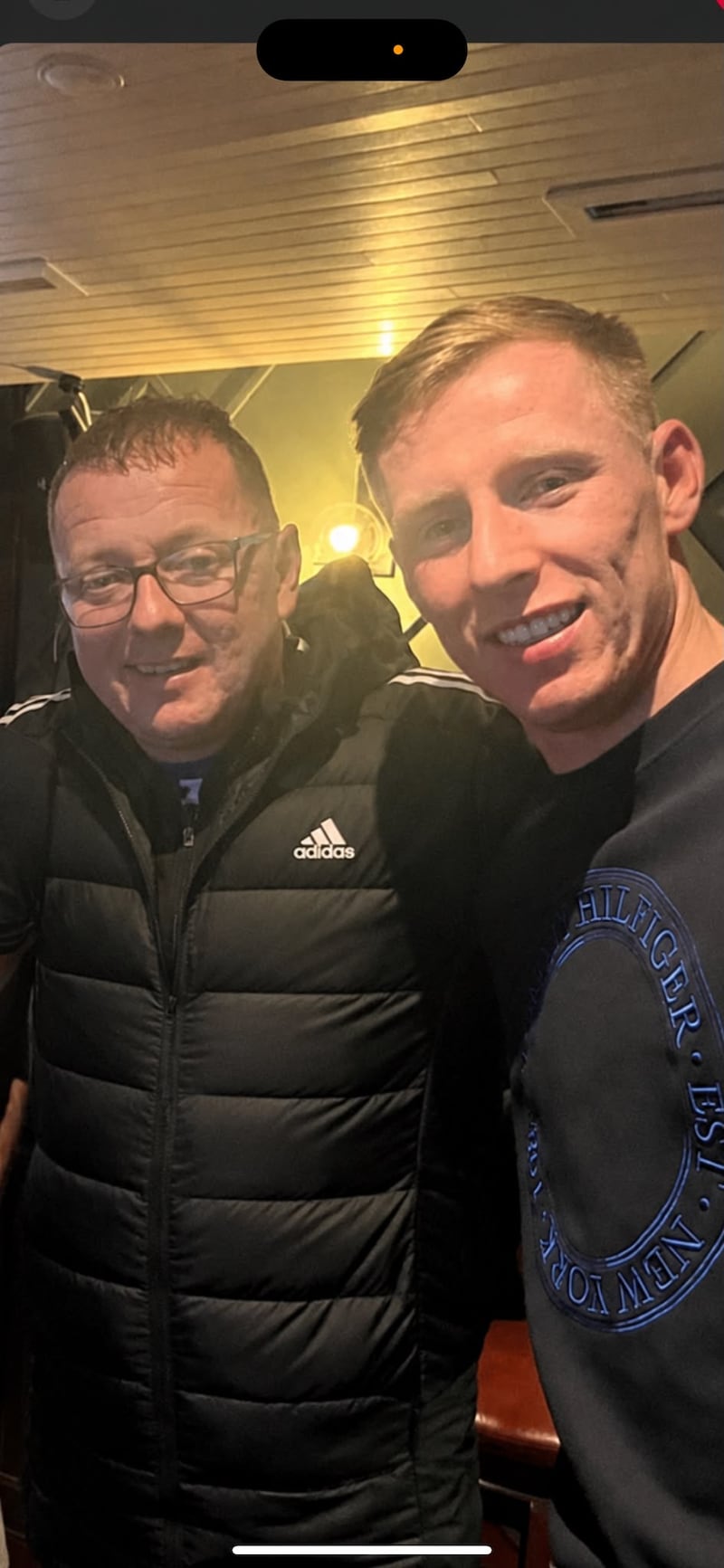 Ciaran Brannigan and his cousin Ryan O'Donoghue