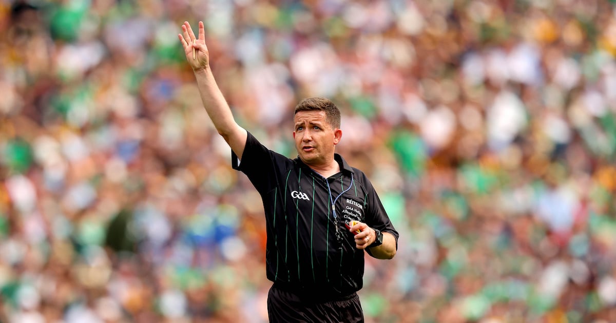 Cork’s Colm Lyons to referee All-Ireland hurling final – The Irish Times