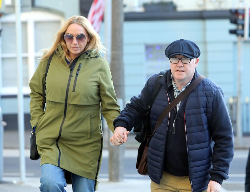 Michael Lynn and his wife Brid Murphy in late 2023. Photograph: Collins Courts
