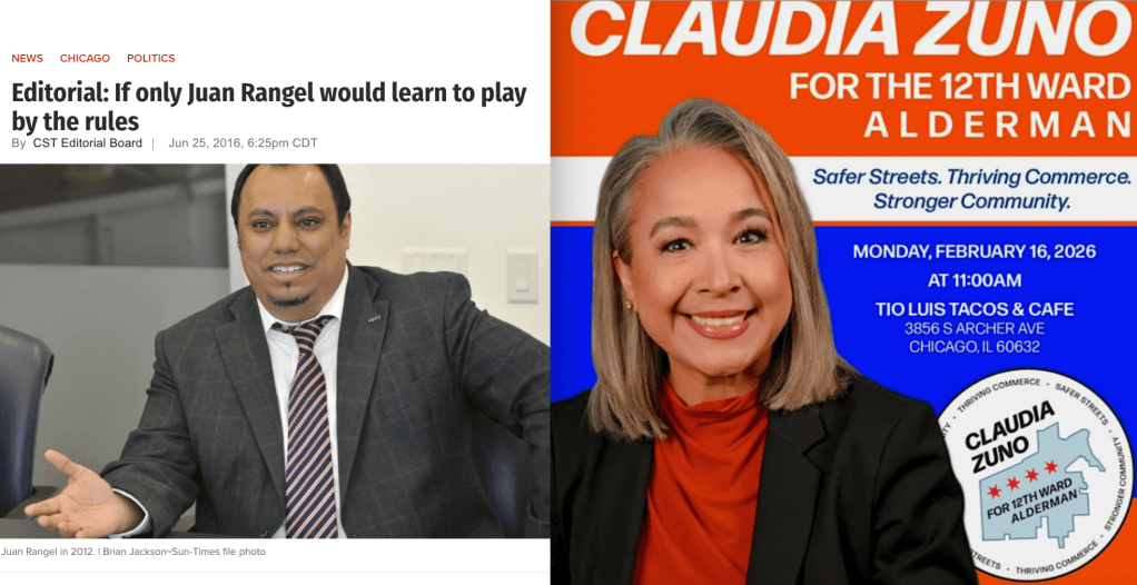 Trump-friendly Urban Center CEO Rangel tips his mitt: A year ago, before the Archer safety plan was finalized, he was already encouraging Zuno to run against Ramirez