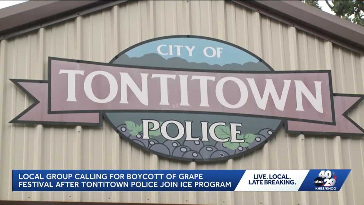 Boycott of Tontitown Grape Festival called over ICE / police partnership