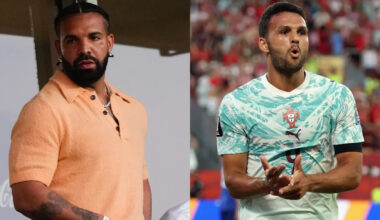 Drake Signs Gonçalo Ramos Portugal Jersey During World Cup Win Over Croatia